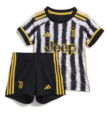 Juventus Hjemmebanesæt Børn 2023-24 Kort ærmer (+ korte bukser)